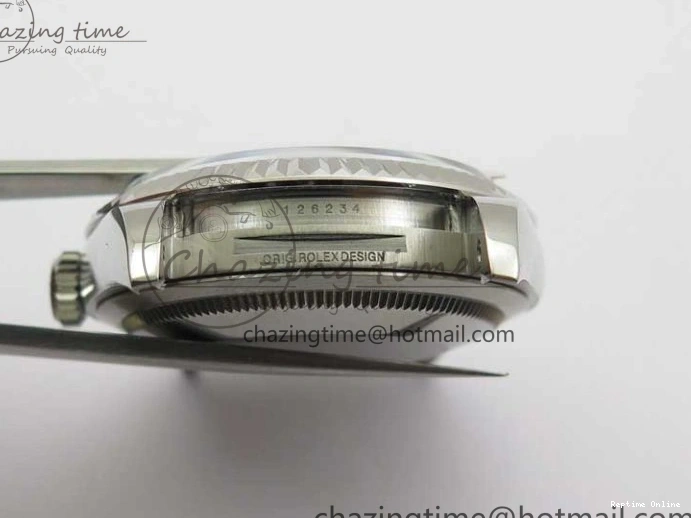 0125 Stylish DateJust 36 SS 126200 BP Maker 1:1 Best Edition Fluted Bezel Blue Dial on Oyster Bracelet 2538